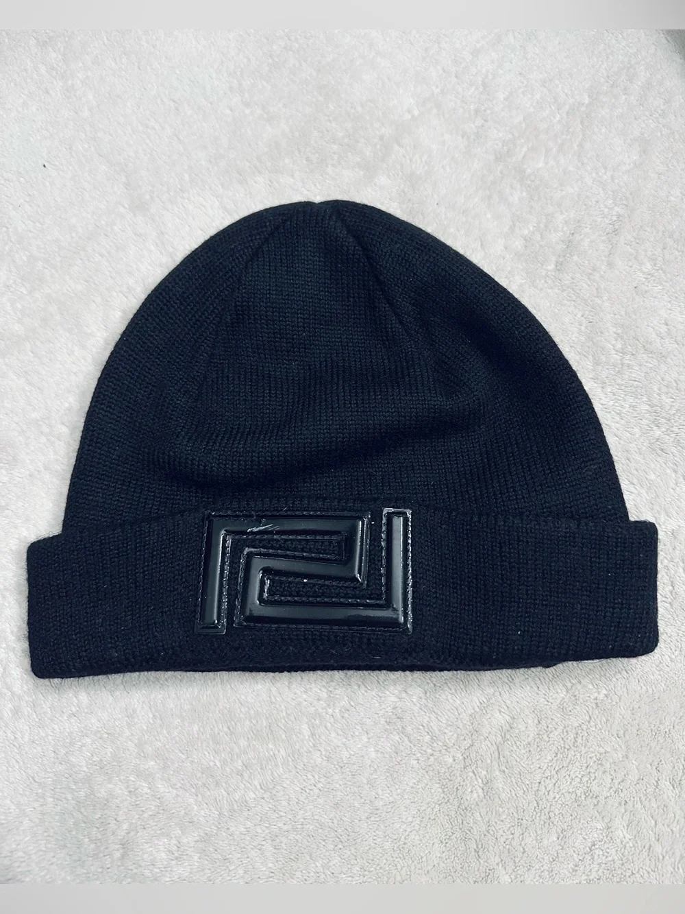 VERSACE Kids Hat 100% Lana Wool New 1-2 Years Boys Girls Original